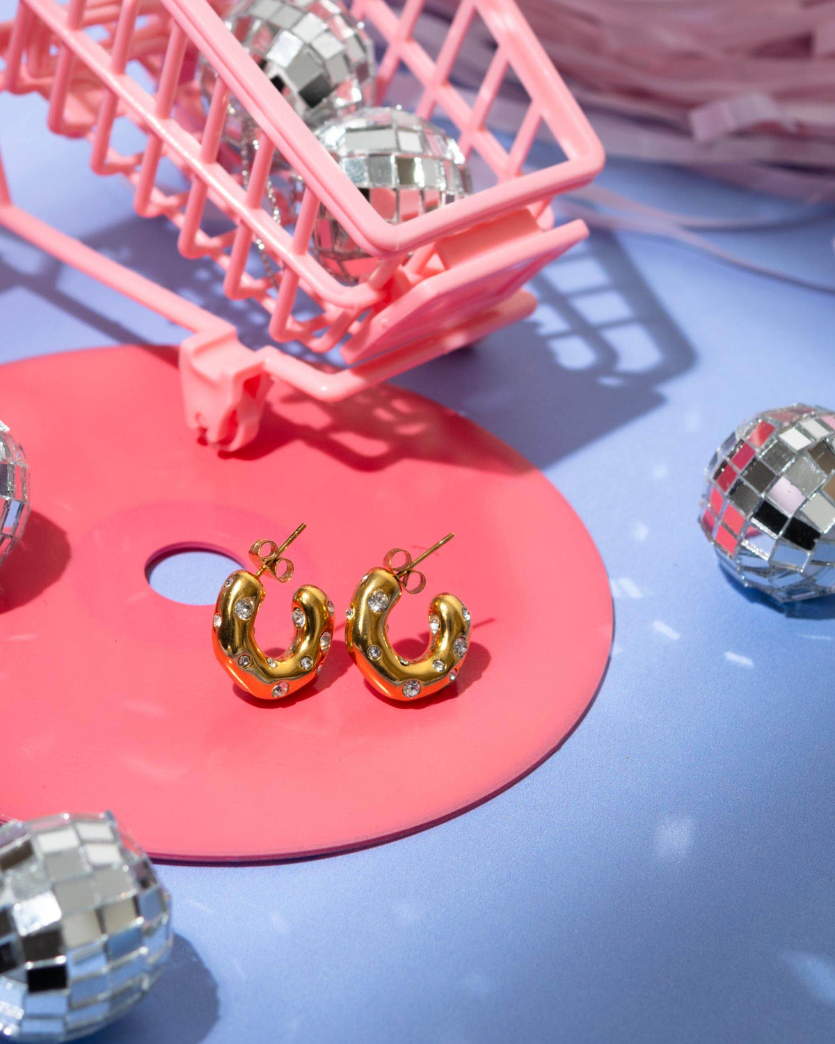 Clear Diamond Earring