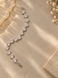 LEANOR SILVER TENNIS  BRACELET