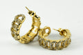 CZ HOOP EARRING