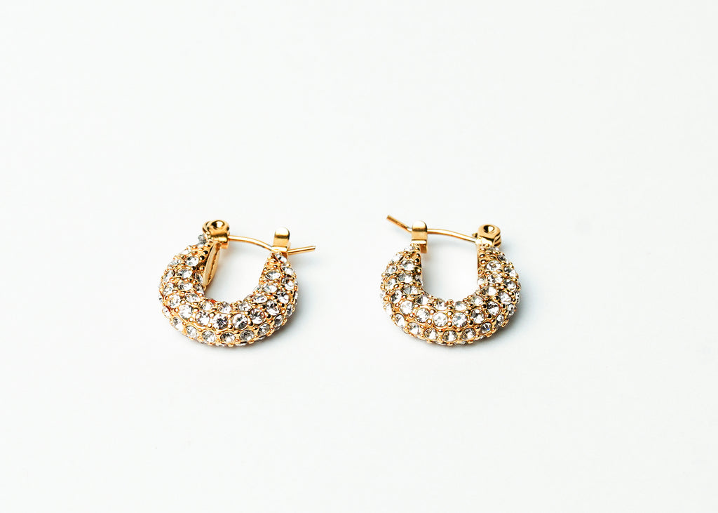DIAMOND DAZZLE GOLD EARRING