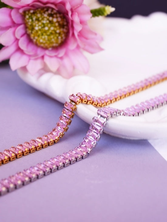 PINK TENNIS BRACELET