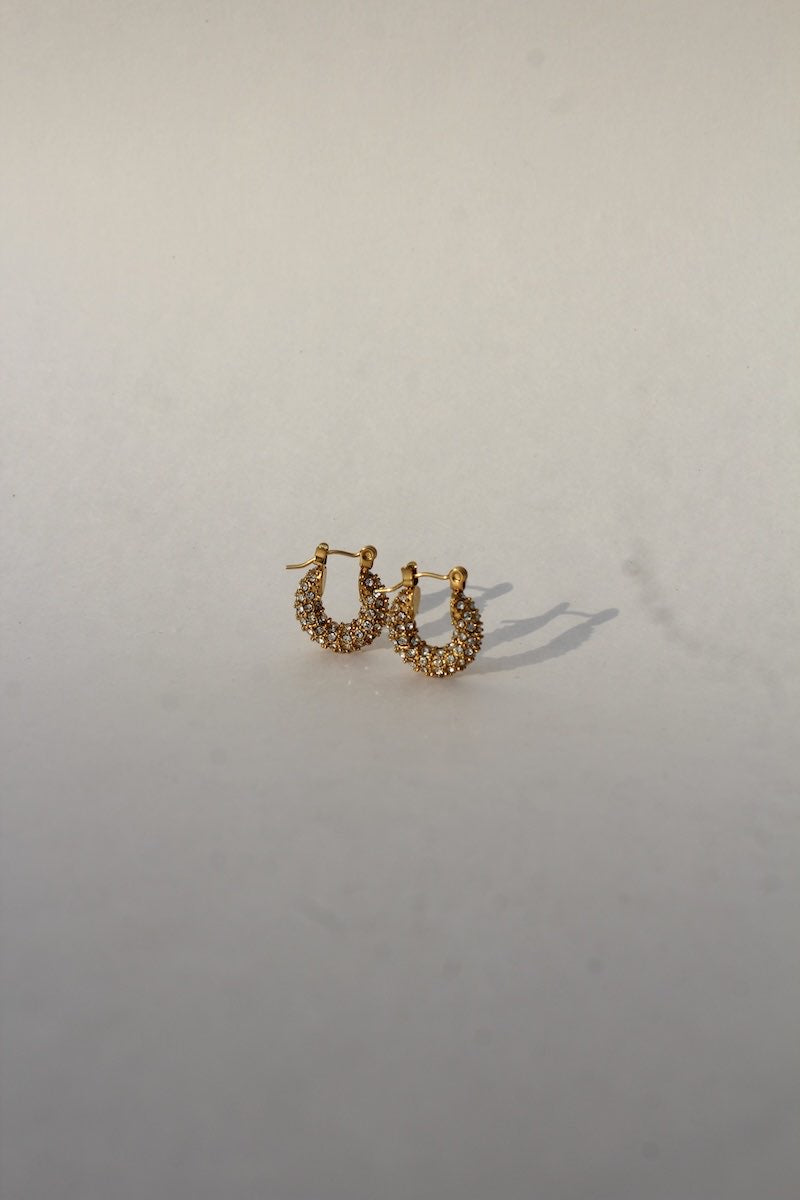 DIAMOND DAZZLE GOLD EARRING