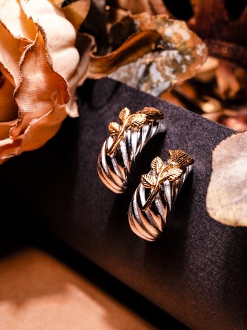 DAWN GOLD/SILVER EARRINGS