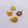 GOLD FLORAL CHARMS