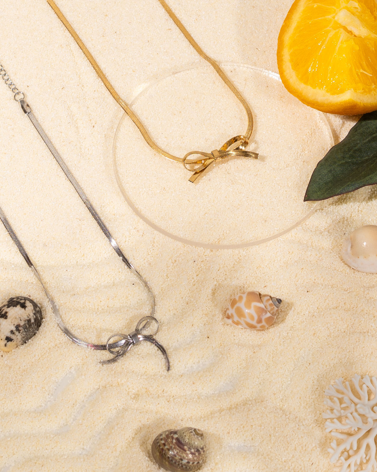 INFINITY BOW NECKLACE
