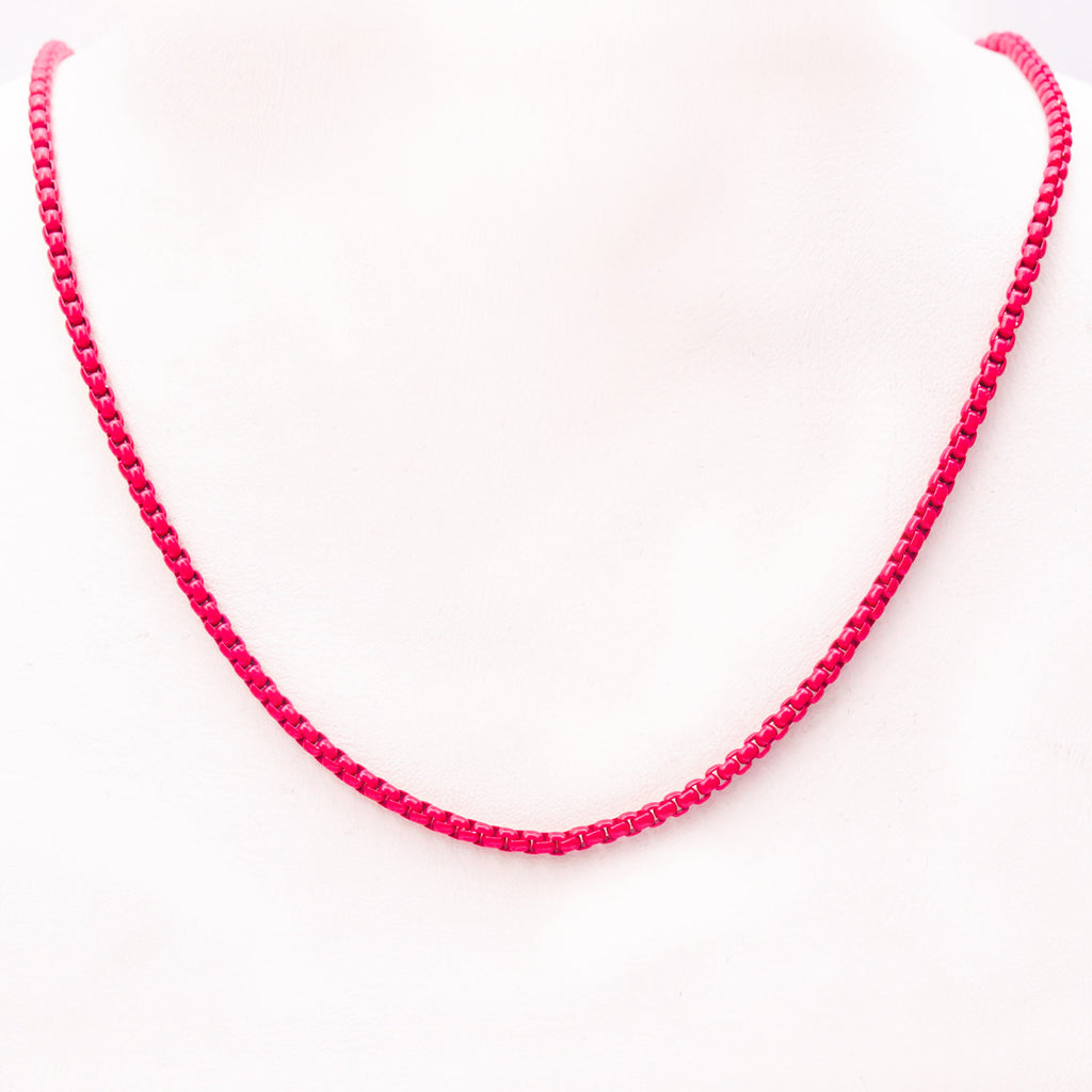 COLOURFUL ROLO CHAIN NECKLACE