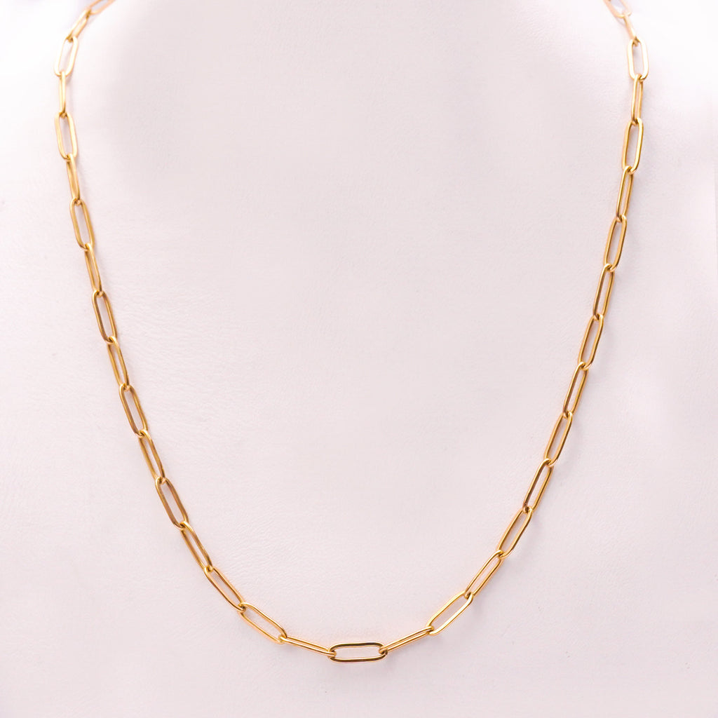 PAPERCLIP CHAIN NECKLACE