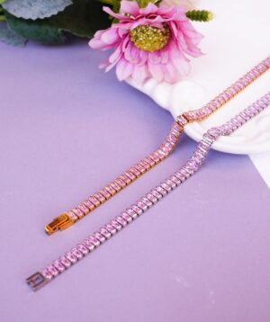 PINK TENNIS BRACELET