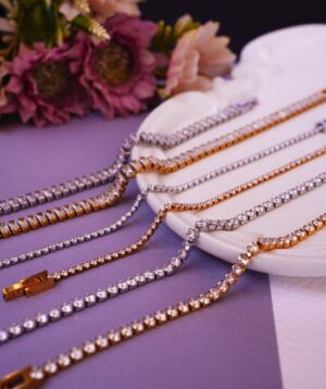 SILVER TENNIS BRACELET