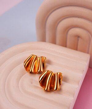 HEARTBEAT GOLD EARRINGS