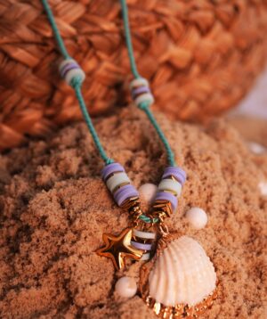 SUNSET SHELL NECKLACE