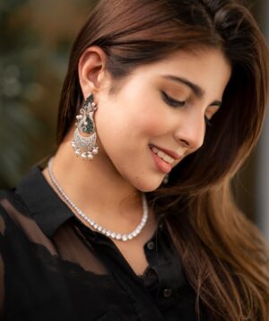 CHLOE GREEN EARRINGS